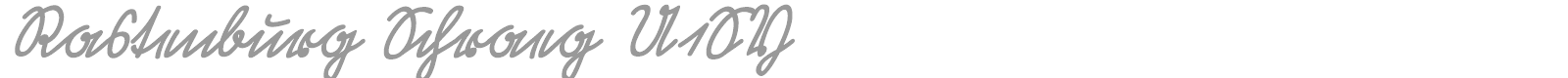 Rastenburg UNZ1AY font preview